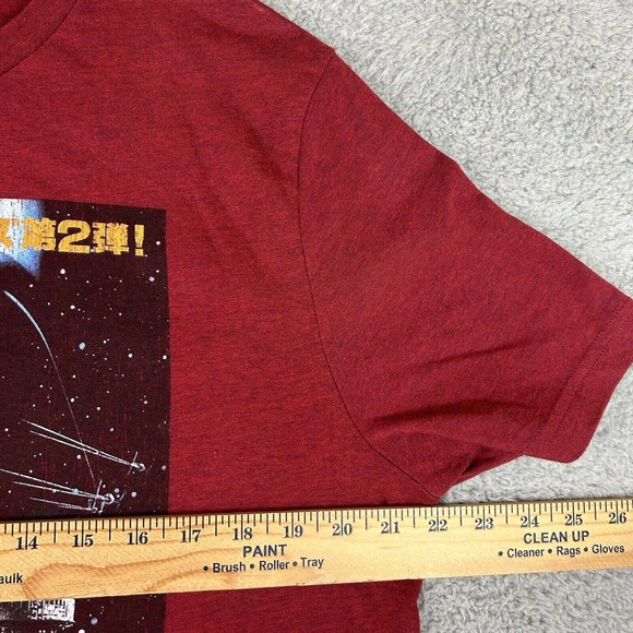 Star Wars Shirt Mens 2XL Red Short Sleeve Rebel Base Poster Graphic Crew Neck - Picture 5 of 9